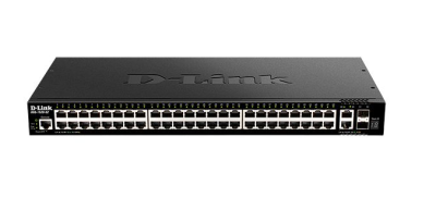 D-Link DGS-1520-52/A1A Управляемый L3 стекируемый коммутатор с 48 портами 10/100/1000Base-T, 2 портами 10GBase-T и 2 портами 10GBase-X SFP+ фото в интернет-магазине Business Service Group