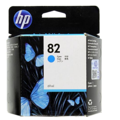 HP C4911A Картридж №82, Cyan {DesignJet 500/800, Cyan (69 ml)} фото в интернет-магазине Business Service Group