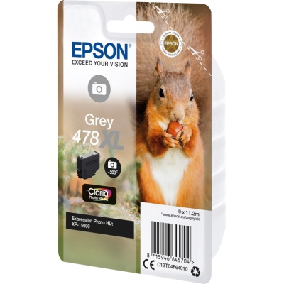 EPSON C13T04F64020  картридж 478XL повышенной емкости для XP-15000 (серый) фото в интернет-магазине Business Service Group
