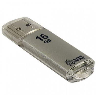 Smartbuy USB Drive 16Gb V-Cut series Silver SB16GBVC-S фото в интернет-магазине Business Service Group