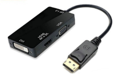 ORIENT Кабель-адаптер  C340 4Kx2K DP1.2 M - HDMI / DVI/ VGA, длина 0.2 метра, чёрный (30986) фото в интернет-магазине Business Service Group