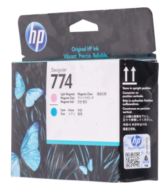 Картридж струйный HP 774 P2V98A светло-пурпурный/светло-голубой (775мл) для HP DJ Z6810 фото в интернет-магазине Business Service Group