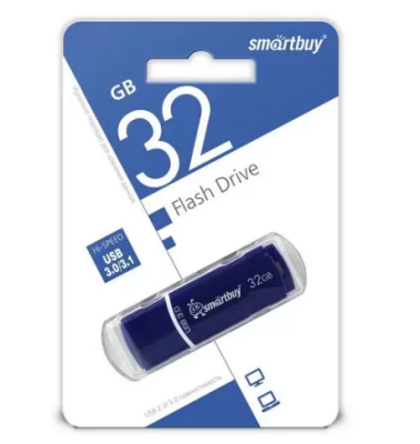 Smartbuy USB Drive 32Gb Crown Blue SB32GBCRW-Bl фото в интернет-магазине Business Service Group