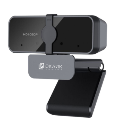 Web-камера Oklick OK-C21FH черный 2Mpix (1920x1080) USB2.0 с микрофоном [1455507] фото в интернет-магазине Business Service Group