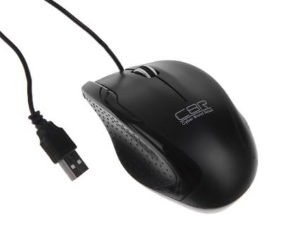CBR CM 307 черный USB, Мышь 1200 dpi, провод 1,3м фото в интернет-магазине Business Service Group