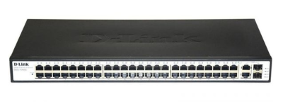 D-Link DES-1050G/C1A Неуправляемый коммутатор с 48 портами 10/100Base-TX + 2 комбо портами 10/100/1000BASE-T/SFP фото в интернет-магазине Business Service Group