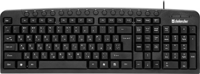 Defender Клавиатура  Focus HB-470 RU  [45470] {Проводная, черный, мультимедиа} фото в интернет-магазине Business Service Group