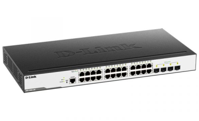 D-Link DGS-3000-28L/B1A Управляемый коммутатор 2 уровня с 24 портами 10/100/1000Base-T и 4 портами 1000Base-X SFP фото в интернет-магазине Business Service Group