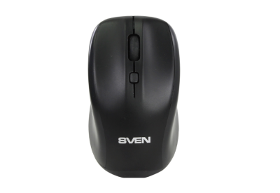 Беспроводная мышь Sven RX-305 Wireless чёрная (3+1кл. 800-1600DPI) фото в интернет-магазине Business Service Group