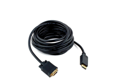 Cablexpert Кабель DisplayPort-VGA, 5м, 20M/15M, черный, экран, пакет (CCP-DPM-VGAM-5M) фото в интернет-магазине Business Service Group