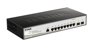 D-Link DGS-1210-10/ME/A1A Коммутатор 2 уровня с 8 портами 10/100/1000Base-T и 2 портами 1000Base-X SFP фото в интернет-магазине Business Service Group