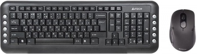 A-4Tech Клавиатура + мышь 7200N 2.4G  X-Far Wireless V-Track Desktop  USB ,черный [613834] фото в интернет-магазине Business Service Group