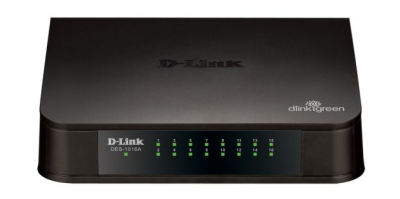D-Link DES-1016A/E1B Неуправляемый коммутатор с 16 портами 10/100Base-TX и функцией энергосбережения фото в интернет-магазине Business Service Group
