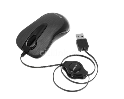 A-4Tech Мышь N-60F-1 V-TRACK  (черный) USB, 3+1 кл.-кн.,провод.мышь [618838] фото в интернет-магазине Business Service Group