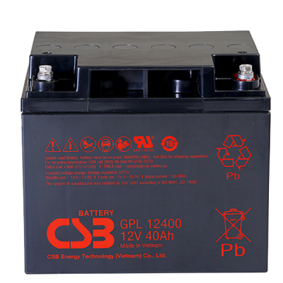 Аккумуляторная батарея GPL12400 I CSB фото в интернет-магазине Business Service Group