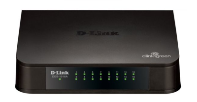 D-Link DES-1016A/E2A Неуправляемый коммутатор с 16 портами 10/100Base-TX и функцией энергосбережения фото в интернет-магазине Business Service Group