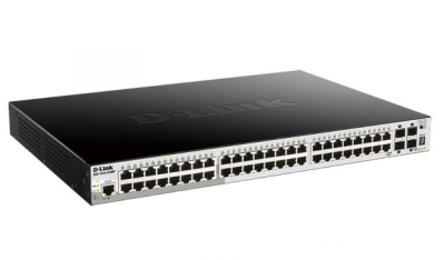 D-Link DGS-1510-52XMP/A1A Управляемый стекируемый коммутатор SmartPro уровня 2+ с 48 портами 10/100/1000Base-T и 4 портами 10GBase-X SFP фото в интернет-магазине Business Service Group