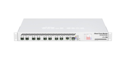 MikroTik CCR1072-1G-8S+ Маршрутизатор (72-cores, 1GHz per core), 16GB RAM, 8xSFP+ cage, 1xGbit LAN, RouterOS L6, 1U rackmount case, two redundant hot plug PSU фото в интернет-магазине Business Service Group