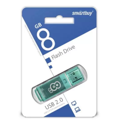 Smartbuy USB Drive 8Gb Glossy series Green SB8GBGS-G фото в интернет-магазине Business Service Group