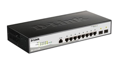 D-Link DGS-1210-10/ME/B2A Коммутатор 2 уровня с 8 портами 10/100/1000Base-T и 2 портами 1000Base-X SFP фото в интернет-магазине Business Service Group