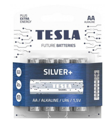 Tesla SILVER AA+4ks Alkaline baterie AA (LR06, пальчиковая, блистер) 4 ks блистер /4 шт) фото в интернет-магазине Business Service Group
