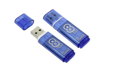 Smartbuy USB Drive 8Gb Glossy series Blue SB8GBGS-B фото в интернет-магазине Business Service Group