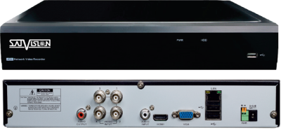 4-х канальный гибридный видеорегистратор Satvision SVR-4115N v2.0 фото в интернет-магазине Business Service Group