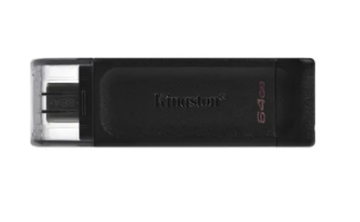 Kingston USB Drive 64Gb DataTraveler 70 DT70/64GB USB3.0 черный фото в интернет-магазине Business Service Group