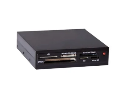 USB 2.0 Card reader SD/SDHC/MMC/MS/microSD/xD/CF, 3.5" (черный) [GR-116B] фото в интернет-магазине Business Service Group