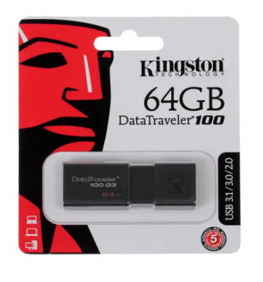Kingston USB Drive 64Gb DT100G3/64Gb {USB3.0} фото в интернет-магазине Business Service Group