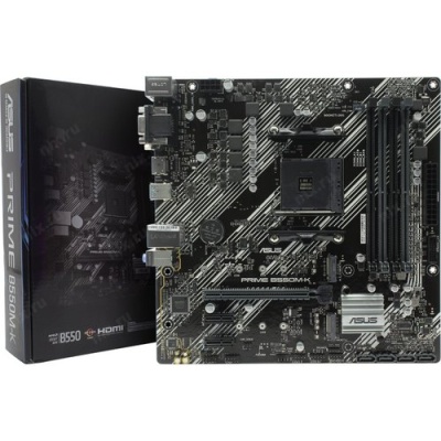 Asus PRIME B550M-K {Soc-AM4 AMD B550 4xDDR4 mATX AC`97 8ch(7.1) GbLAN RAID+VGA+DVI+HDMI} фото в интернет-магазине Business Service Group