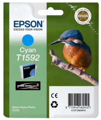 EPSON C13T15924010 EPSON T1592 для Stylus Photo R2000 (cyan) (cons ink) фото в интернет-магазине Business Service Group