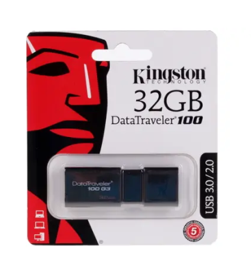 Kingston USB Drive 32Gb DT100G3/32Gb {USB3.0} фото в интернет-магазине Business Service Group