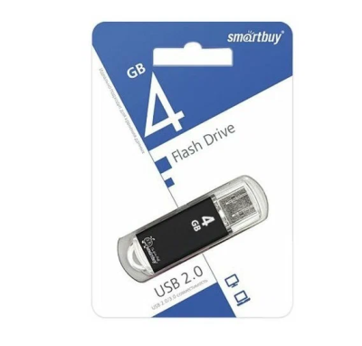 Smartbuy USB Drive 4Gb V-Cut series Black SB4GBVC-K фото в интернет-магазине Business Service Group