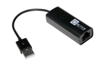 5bites UA2-45-02BK Кабель-адаптер  USB2.0 - RJ45 10/100 Мбит/с, 10см