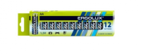 Ergolux  LR6 Alkaline BP-12 (LR6 BP-12, батарейка,1.5В) (12 шт. в уп-ке)