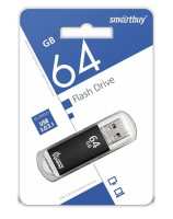 Smartbuy USB Drive 64Gb V-Cut Black SB64GBVC-K3