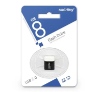 Smartbuy USB Drive 8GB LARA Black SB8GBLara-K