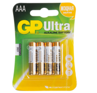 Батарея GP Ultra Alkaline 24AU LR03 AAA (4шт. уп)