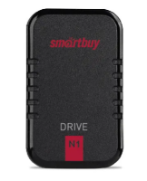 Smartbuy SSD N1 Drive 512Gb USB 3.1 SB512GB-N1B-U31C, Black
