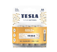 Tesla GOLD AA+ 4ks GOLD Alkaline baterie AA (LR06, пальчиковая, блистер/4 шт)