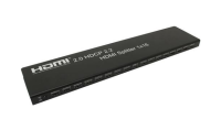 ORIENT HSP0116H-2.0, HDMI 4K Splitter 1-16, HDMI 2.0/3D, HDR, UHDTV 4K/ 60Hz (3840x2160)/HDTV1080p, HDCP2.2, EDID управление, RS232 порт, IR вход, внешний БП 5В/3А, метал.корпус (31097)