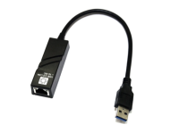5bites UA3-45-01BK Кабель-адаптер  USB3.0 - RJ45 10/100/1000 Мбит/с, 10см
