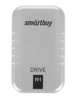 Smartbuy SSD N1 Drive 512Gb USB 3.1 SB512GB-N1S-U31C, Silver