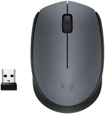 910-004642 Logitech Wireless Mouse M170, Grey фото в интернет-магазине Business Service Group