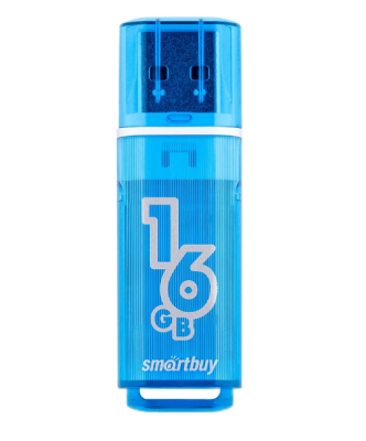 Smartbuy USB Drive 16Gb Glossy series Blue SB16GBGS-B фото в интернет-магазине Business Service Group
