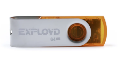 USB-флеш-накопитель EXPLOYD 530 64GB оранжевый фото в интернет-магазине Business Service Group