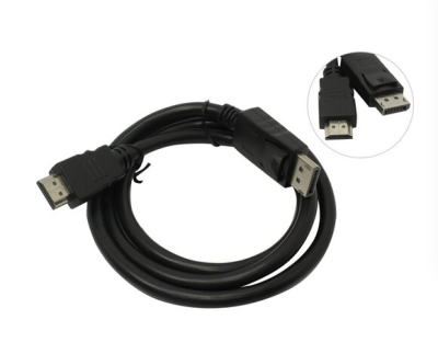 Кабель DisplayPort-HDMI Gembird/Cablexpert  1м, 20M/19M, черный, экран, пакет(CC-DP-HDMI-1M) фото в интернет-магазине Business Service Group