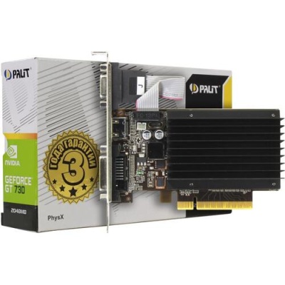 PALIT GeForce GT730 2Gb 64bit sDDR3  [NEAT7300HD46-2080H] RTL фото в интернет-магазине Business Service Group