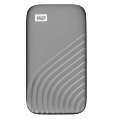 Накопитель SSD WD USB-C 500Gb WDBAGF5000AGY-WESN My Passport 1.8" серый фото в интернет-магазине Business Service Group